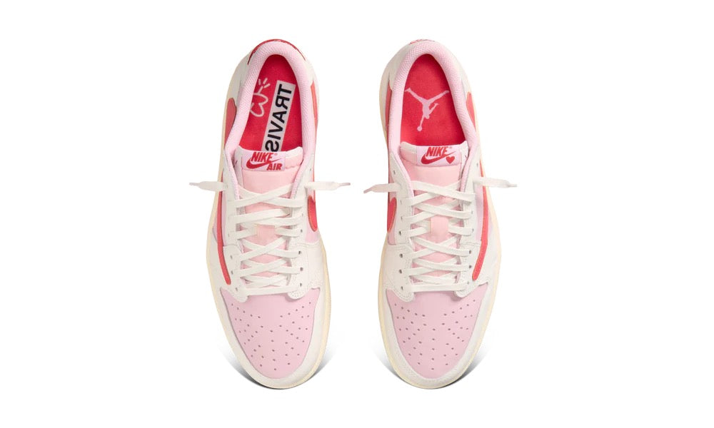 Air Jordan 1 Retro Low OG SP Travis Scott "Sail Tropical Pink"