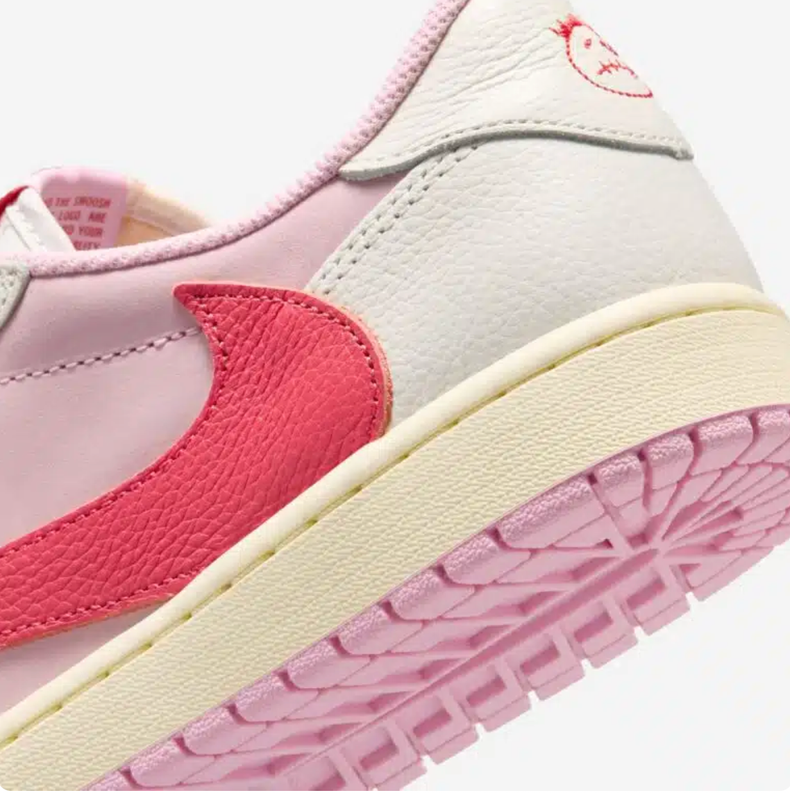 Air Jordan 1 Retro Low OG SP Travis Scott "Sail Tropical Pink"